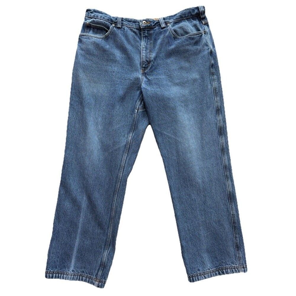 Duluth Trading Company Jeans Mens Size 38x30 Medium Wash C183237-18 DKI - Picture 1 of 11